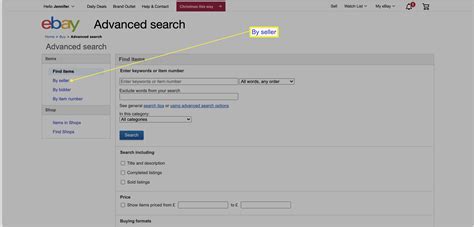 find ebay seller by area